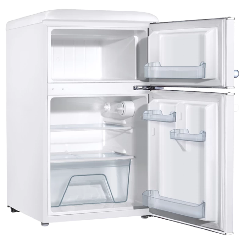 Galanz 3.1 Cu Ft Retro Dual Door Refrigerator GLR31TWEER