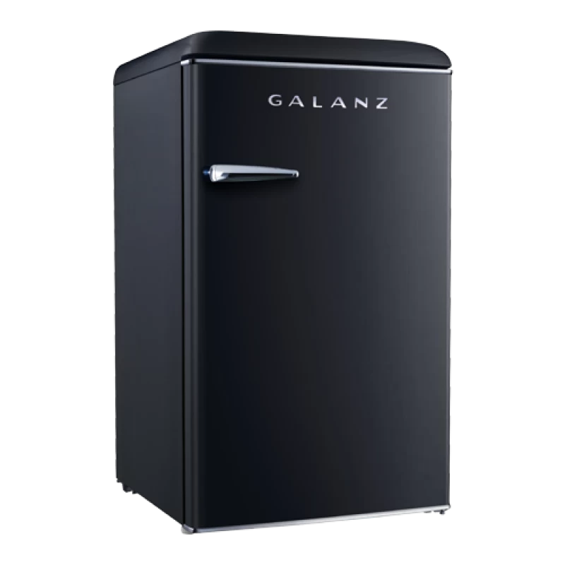 3.5 Cu Ft Retro Single Door Refrigerator GLR35BKER