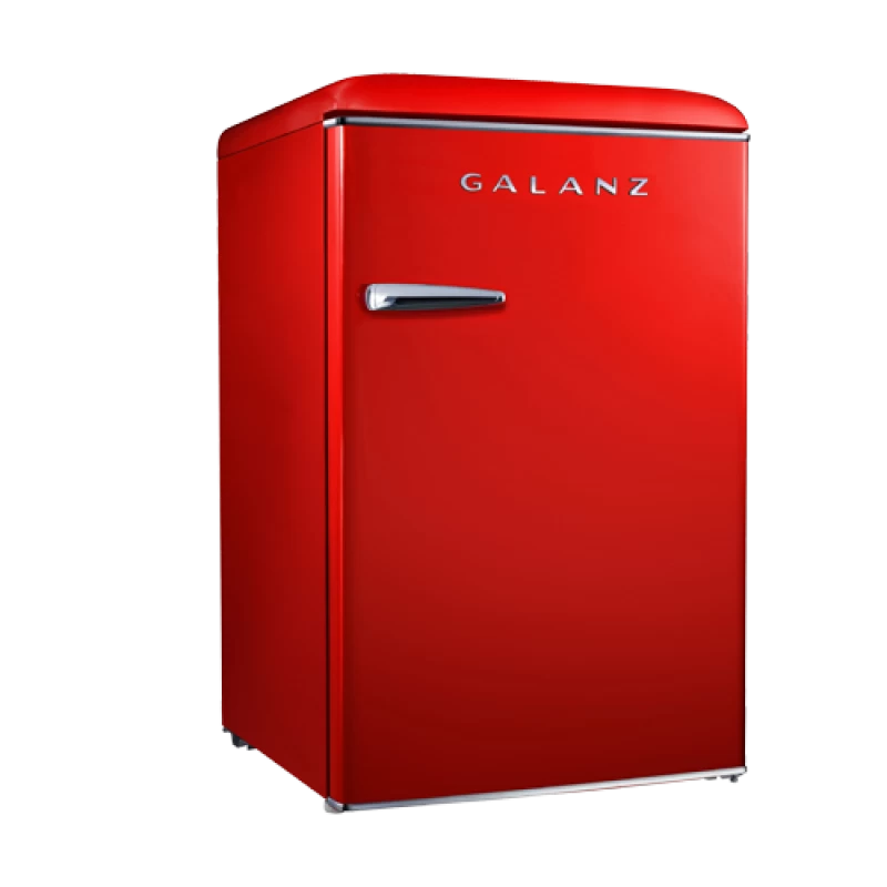 4.4 Cu Ft Retro Single Door Refrigerator GLR44RDER