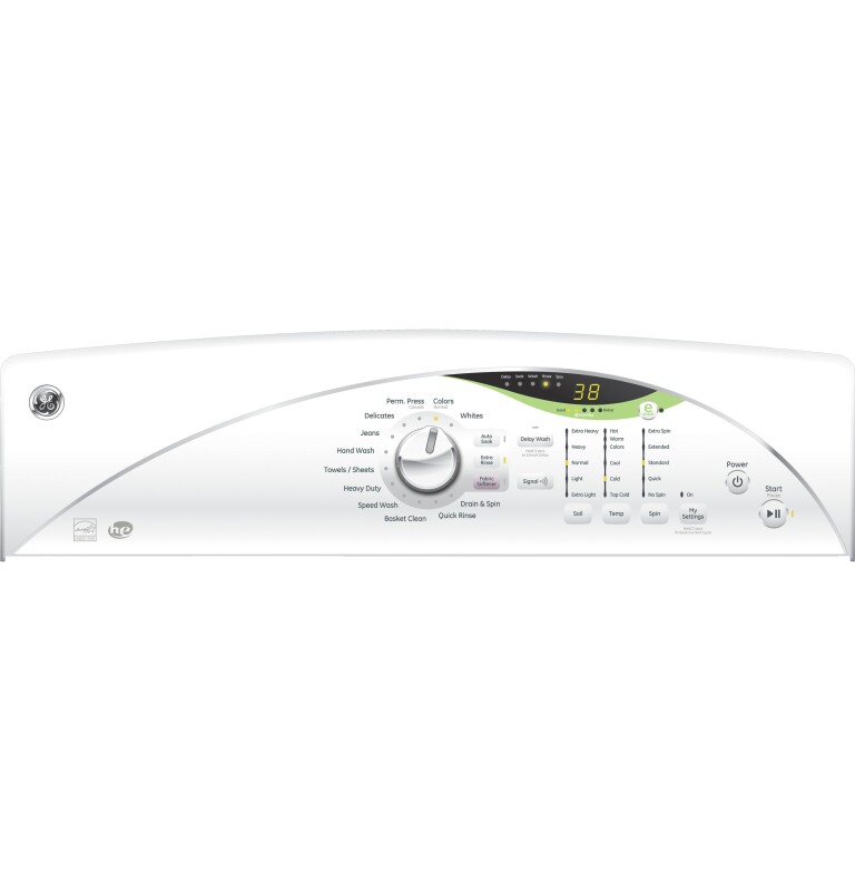 4.0 DOE cu. ft. stainless steel capacity washer GLWN5550DWW