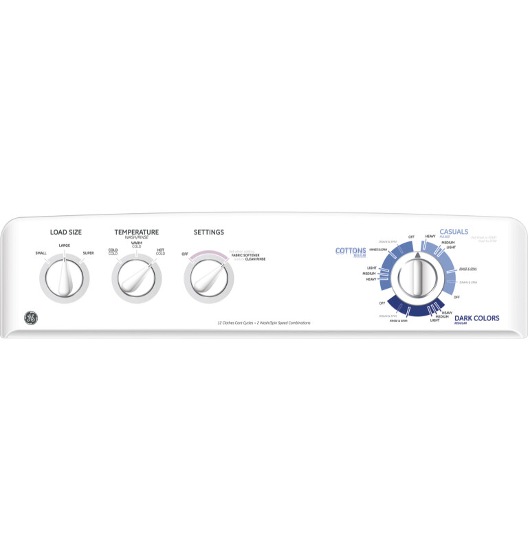 3.3 DOE cu. ft. capacity Extra Action basket GLWP2000MWW