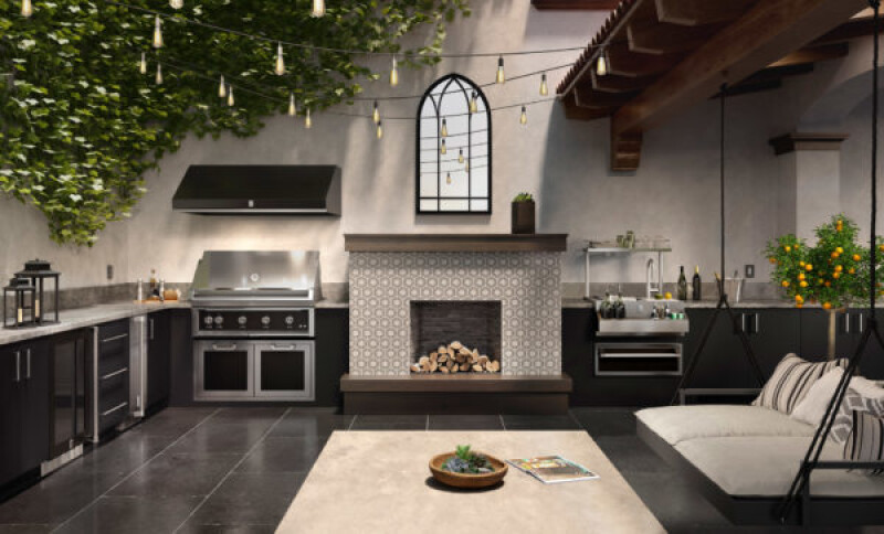 42” Grill Built-in, Sear and Trellis Burners GMBR42NG