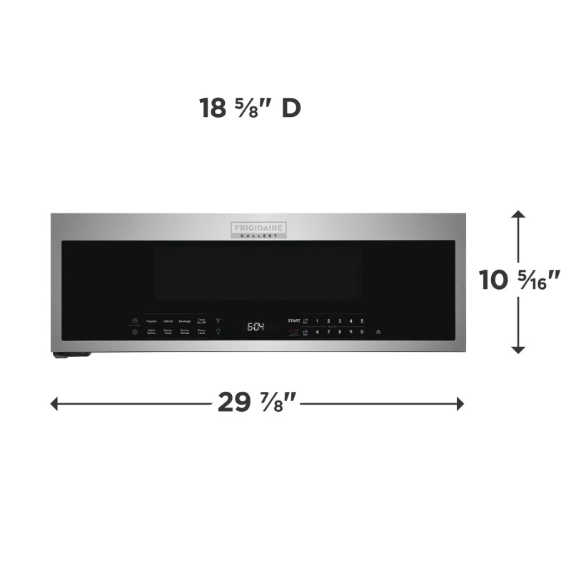 1.2 Cu. Ft. Low-Profile Over-the-Range Microwave view 2