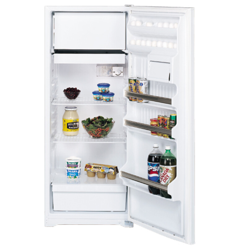 9.7 Cu. Ft. Manual Defrost Refrigerator GMS10AARRWW, product image 3 of 3