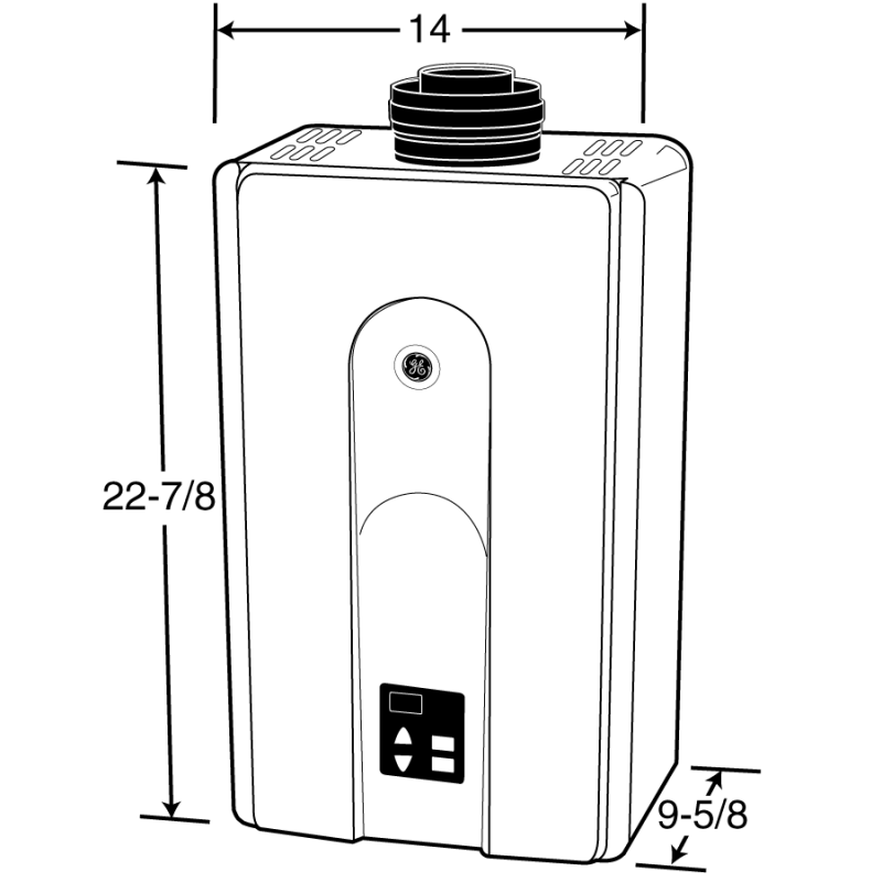 Indoor Tankless Water Heater GN94DNSRSA, product image 11 of 11