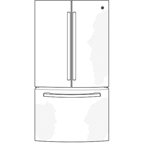 20.8 Cu. Ft. French-Door Refrigerator view 11