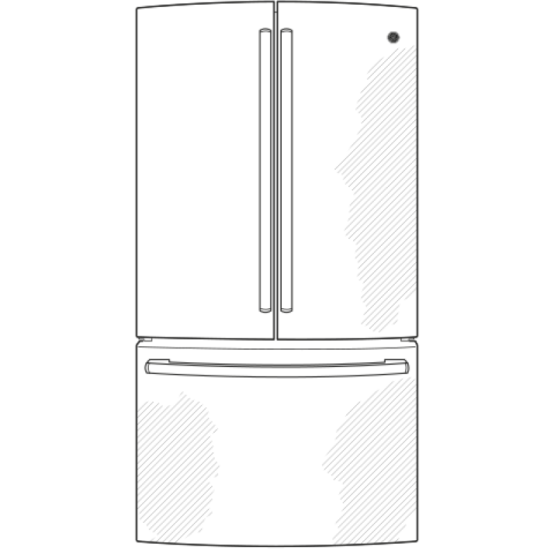 28.5 Cu. Ft. French-Door Refrigerator GNE29GMHES