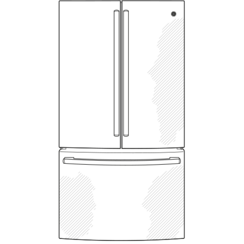 28.7 Cu. Ft. French-Door Refrigerator GNE29GSKSS