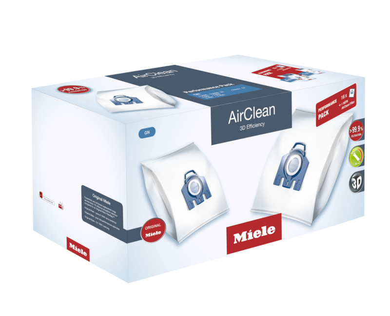 Performance Pack AirClean 3D Efficiency GN 30 16 dustbags and 1 HEPA AirClean filter at a discount price GNHA30PERFORMANCEAIRCLEAN3D