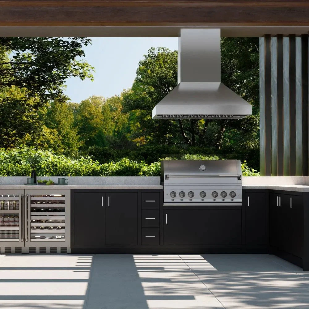 48 In. Island Mount Outdoor Grill Hood GOI148