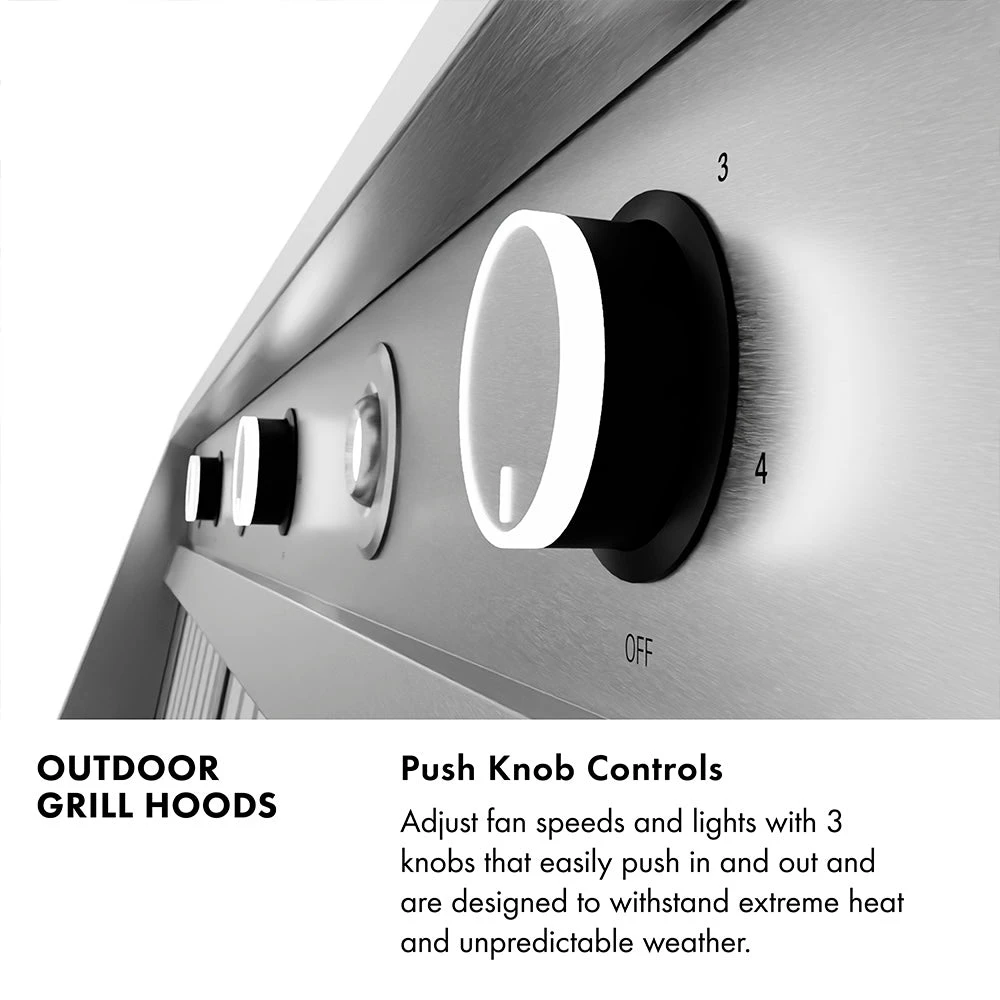 48 In. Island Mount Outdoor Grill Hood GOI248