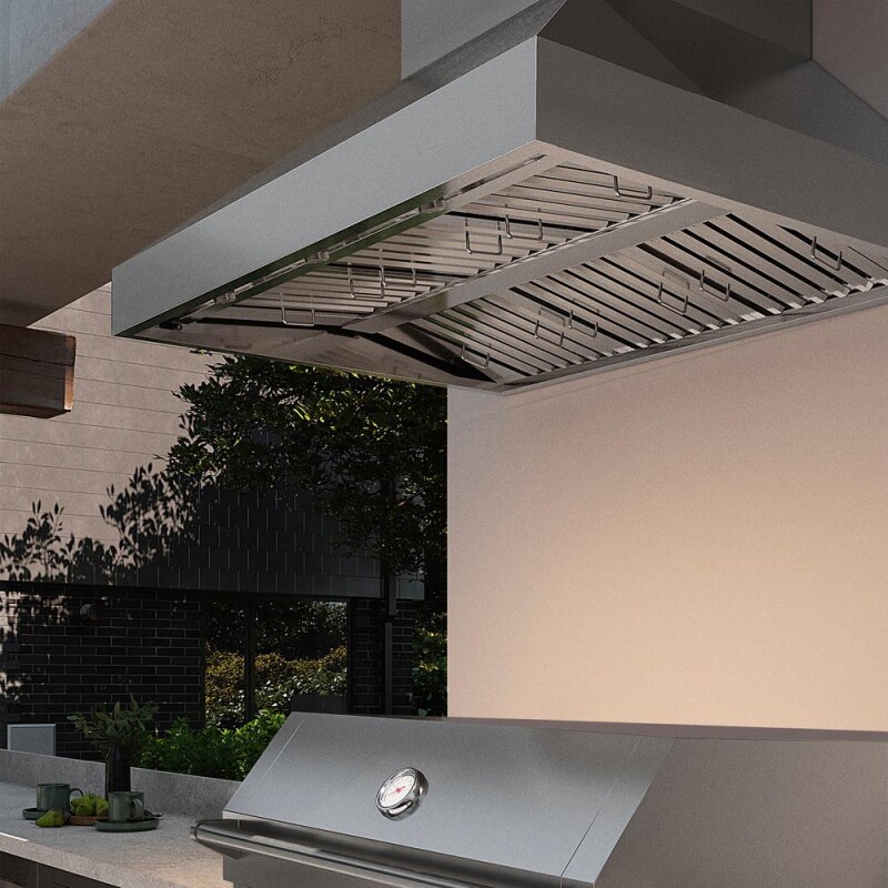 48 In. Wall Mount Outdoor Grill Hood GOW148