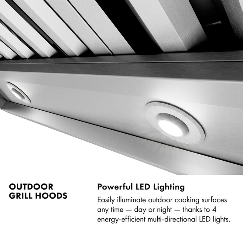 60 In. Wall Mount Outdoor Grill Hood GOW260