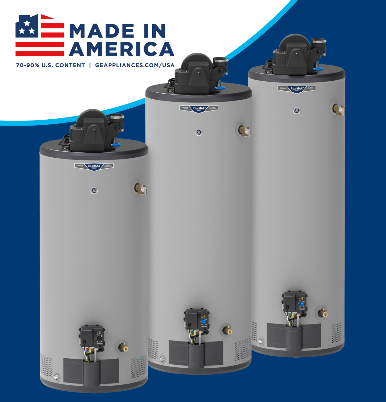 RealMAX Choice 40-Gallon Short Liquid Propane Power Vent Low-NOx Water Heater view 5
