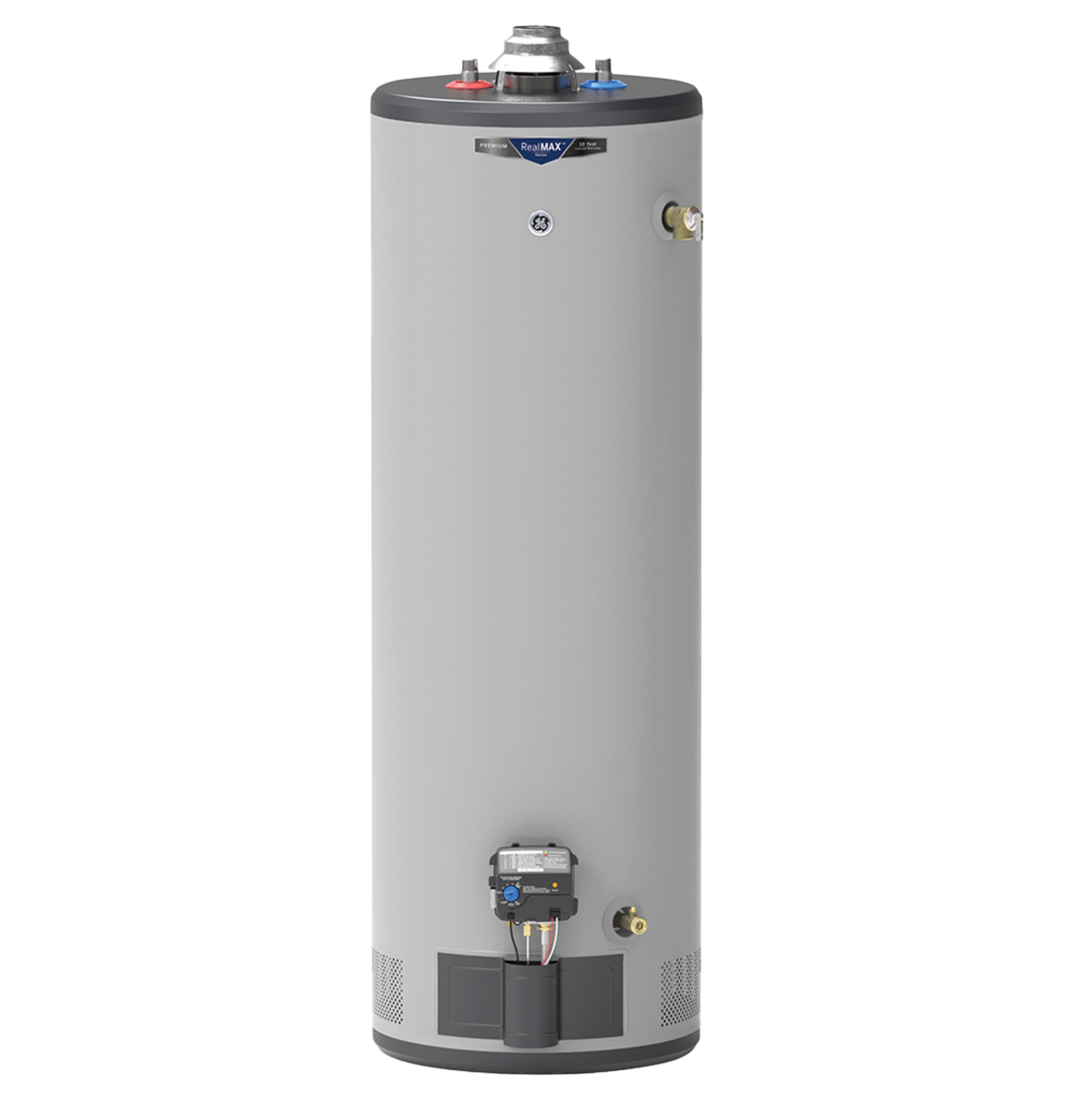 RealMAX Premium 40-Gallon Tall Liquid Propane Atmospheric Water Heater GP40T10BXR