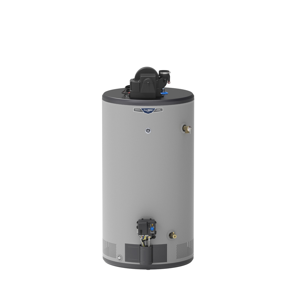 RealMAX Choice 50-Gallon Short Liquid Propane Power Vent Water Heater GP50S08AYV