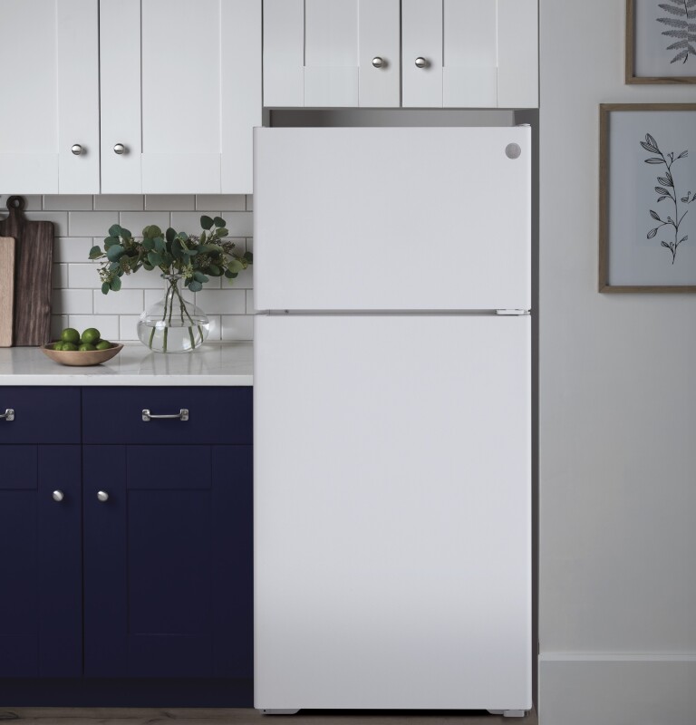 16.6 Cu. Ft. Recessed Handle Top-Freezer Refrigerator view 4