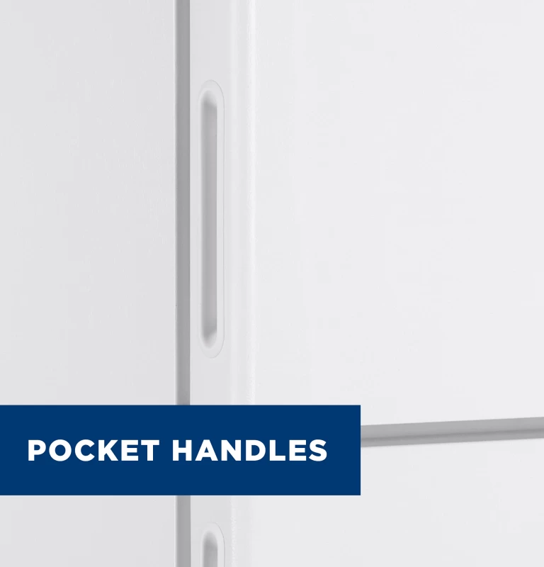 16.6 Cu. Ft. Recessed Handle Top-Freezer Refrigerator GPE17CTNRWW