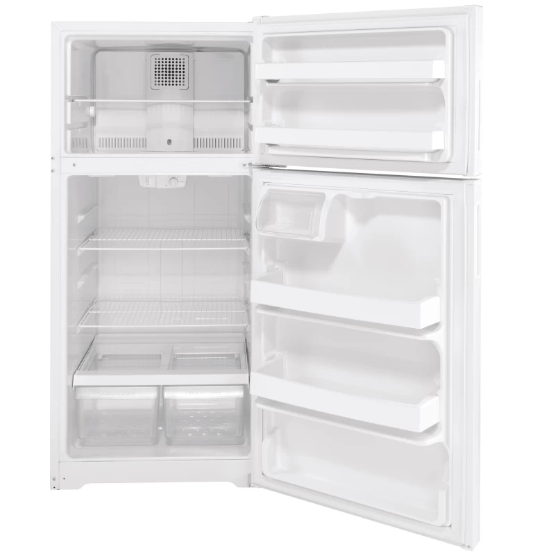 16.6 Cu. Ft. Recessed Handle Top-Freezer Refrigerator GPE17CTNRWW