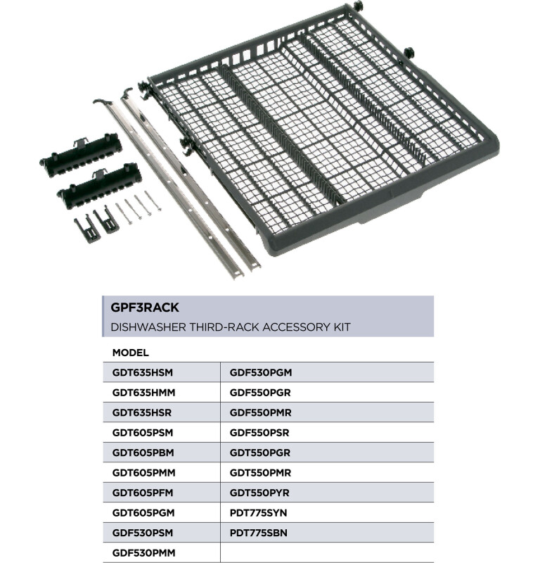 Dishwasher Third Rack Accessory Kit view 4