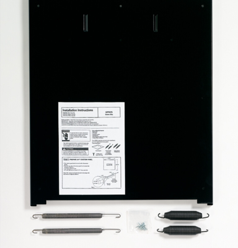 Built-In Dishwasher 3/4" Custom Panel Kit - Trimless Look GPF875W