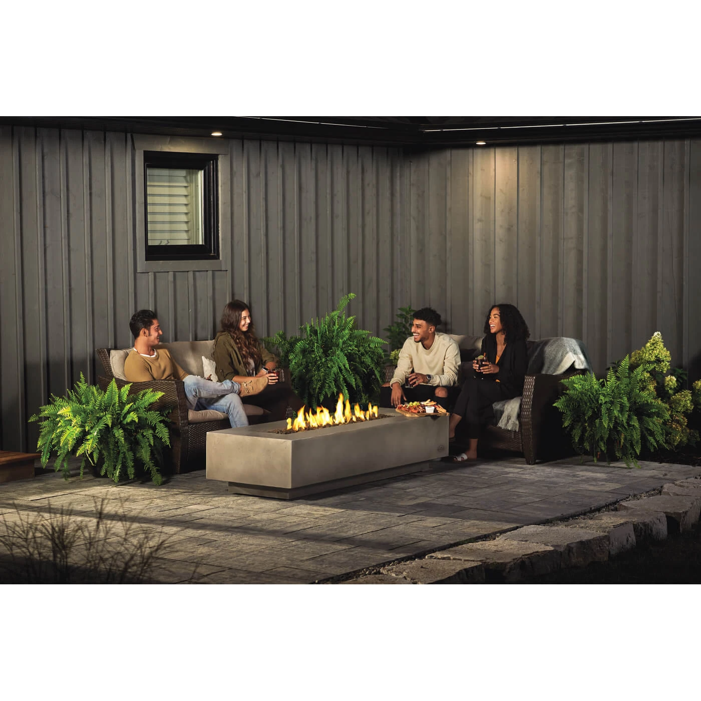 Nexus 72 Patioflame® Table Fire Table GPFRCN72