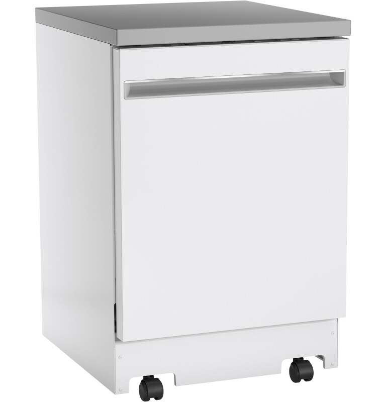 24" Stainless Steel Interior Portable Dishwasher with Sanitize Cycle view 3