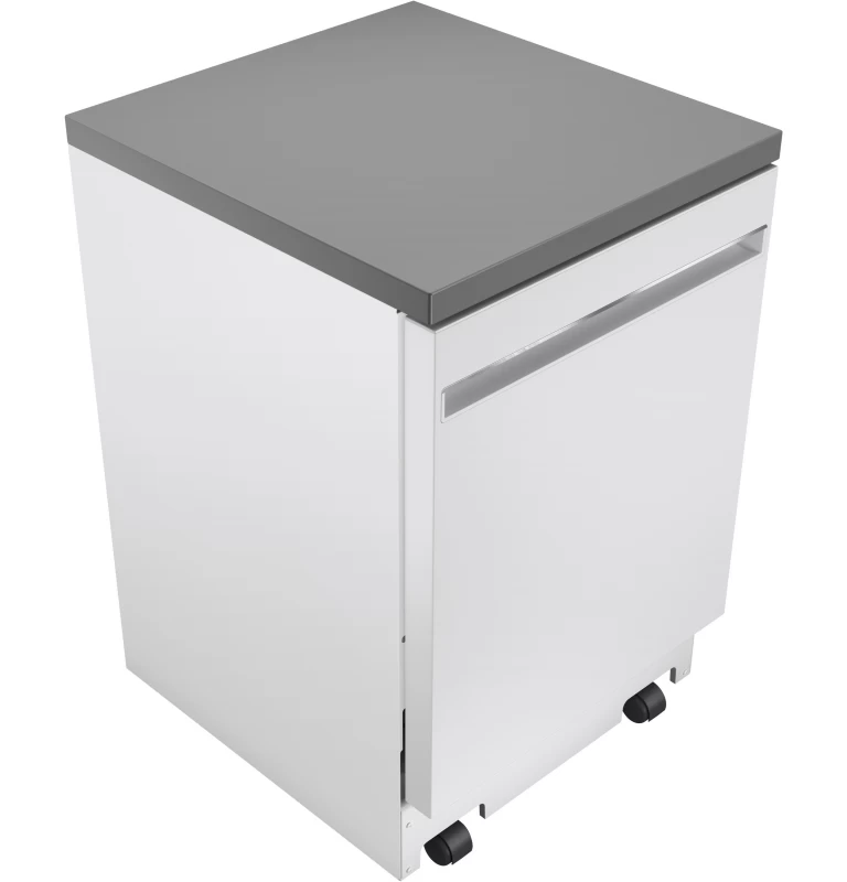 24" Stainless Steel Interior Portable Dishwasher with Sanitize Cycle GPT225SGLWW