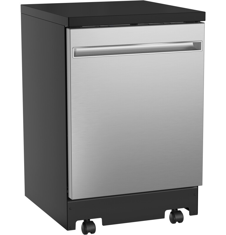 24" Stainless Steel Interior Portable Dishwasher with Sanitize Cycle view 3