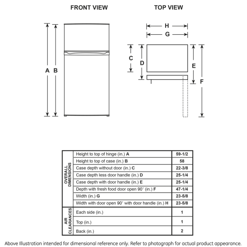 9.8 Cu. Ft. 12 Volt DC Power Top-Freezer Refrigerator view 19