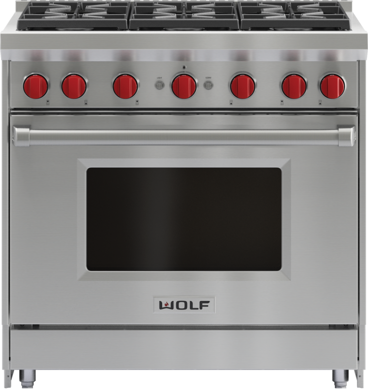 36" Gas Range - 6 Burners GR366LP