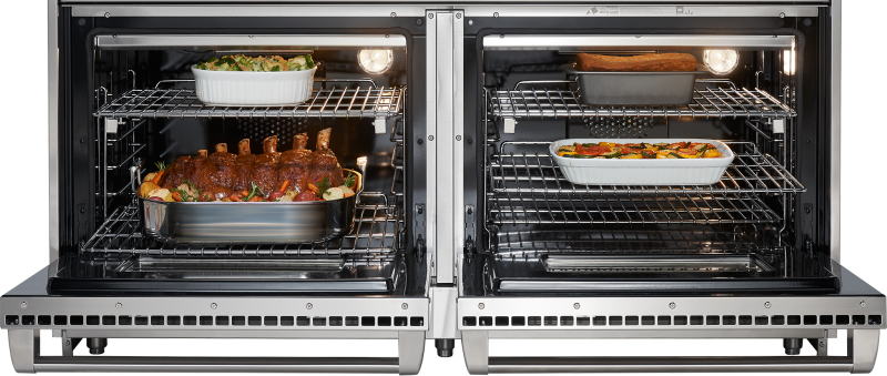 60" Gas Range - 6 Burners and Infrared Dual Griddle GR606DGLP