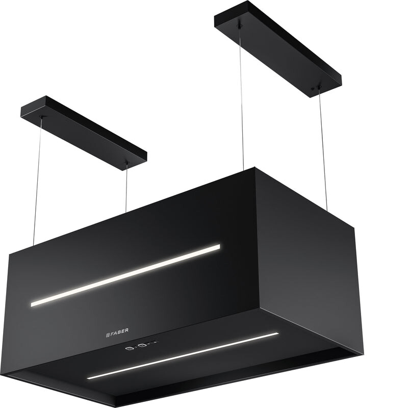 Graziosa Isola 31" Island Range Hood 600 CFM GRAZIS30BKV