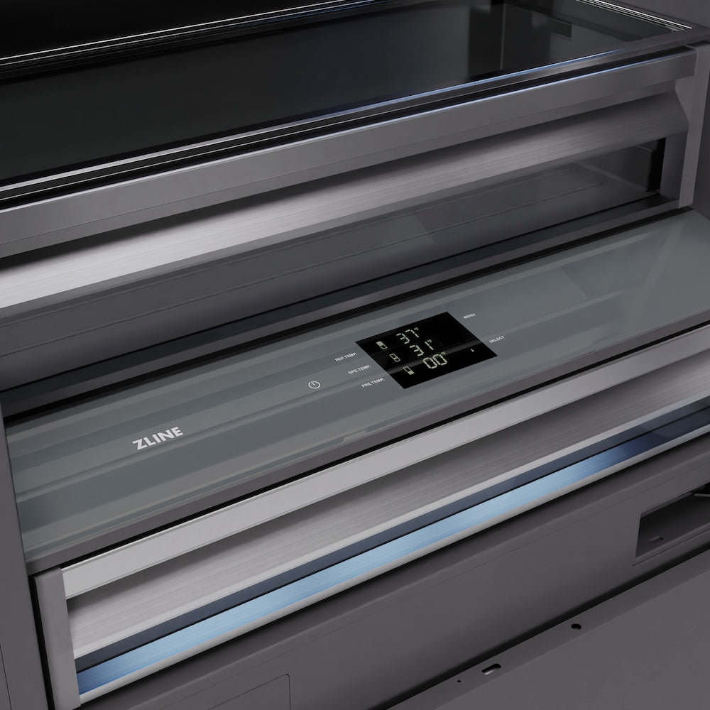 72 In. 39.6 Cu. Ft. Panel Ready French Door Built-in Bottom Freezer Refrigerator With Water Dispensers And Ice Makers With Graphite Gray Interior GRBIT72