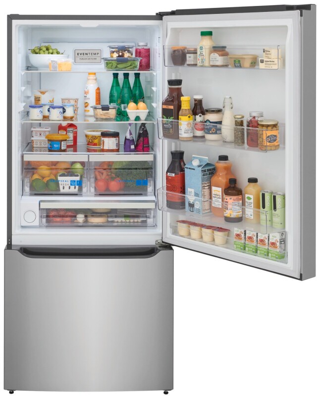 20 Cu. Ft. Standard-Depth Bottom Freezer Refrigerator view 2
