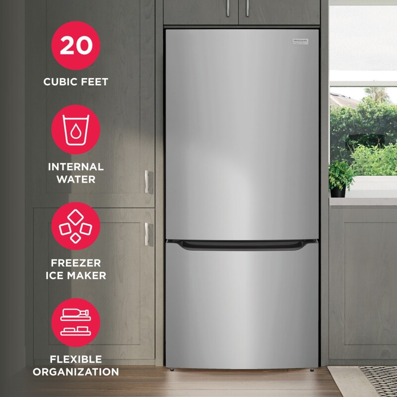 20 Cu. Ft. Standard-Depth Bottom Freezer Refrigerator view 4