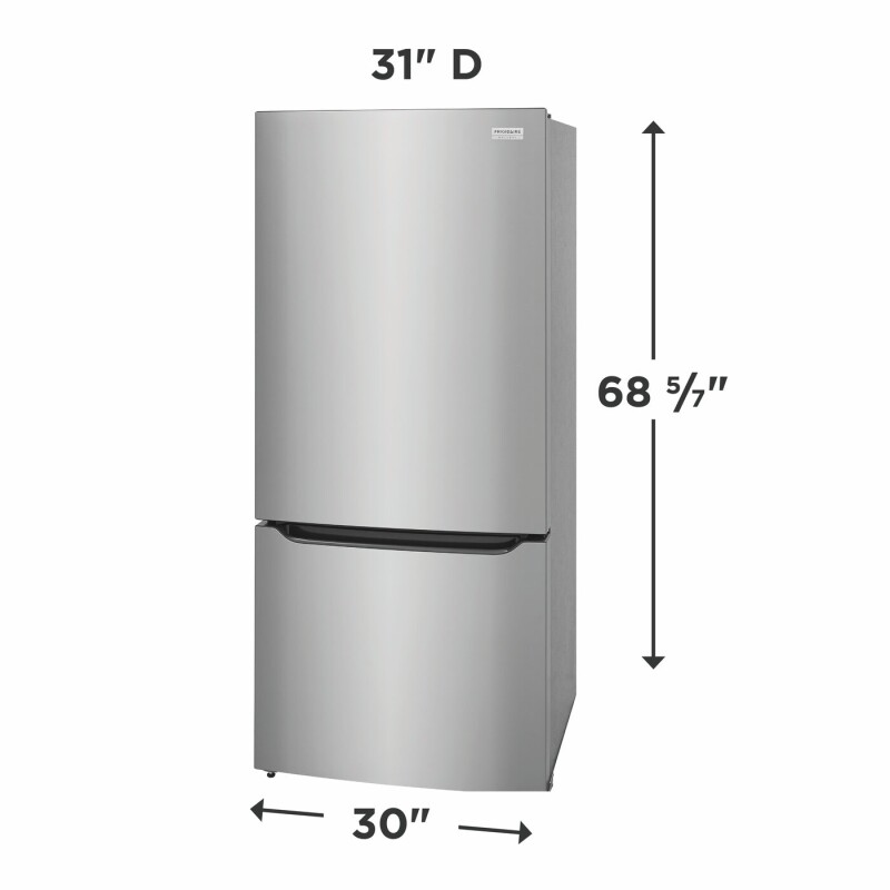 20 Cu. Ft. Standard-Depth Bottom Freezer Refrigerator view 14