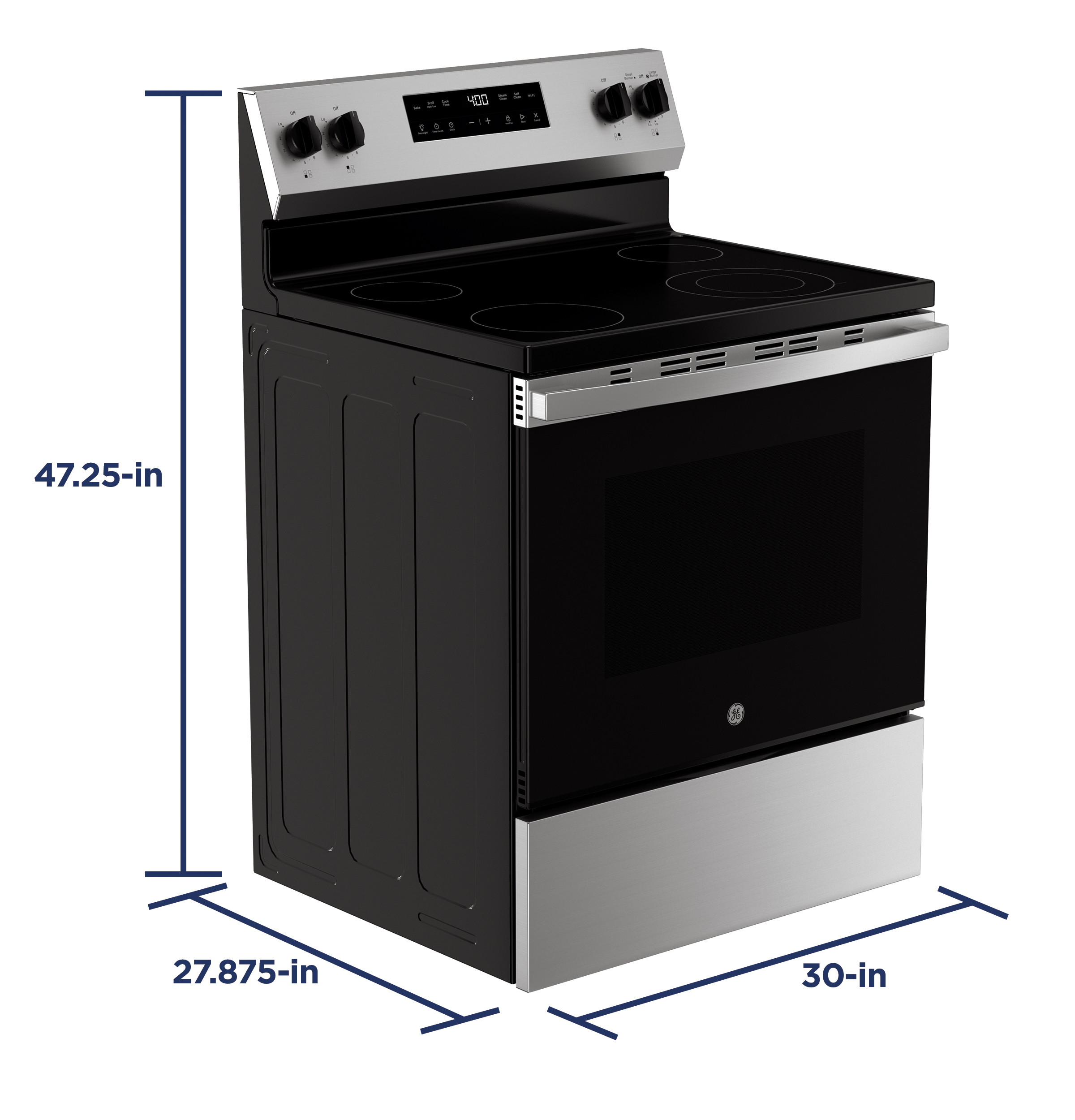 30" Free-Standing Electric Range view 4