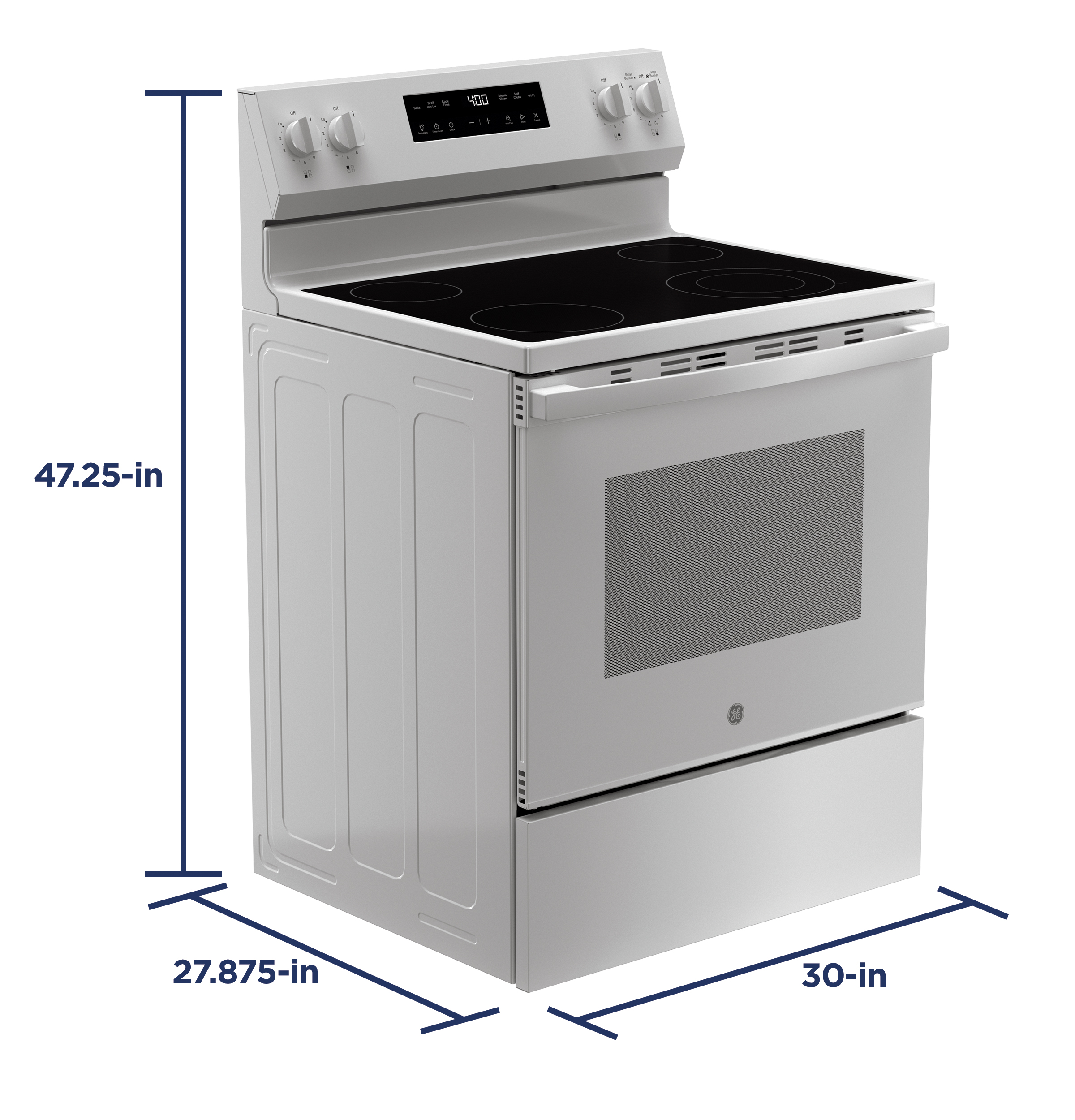 30" Free-Standing Electric Range view 4