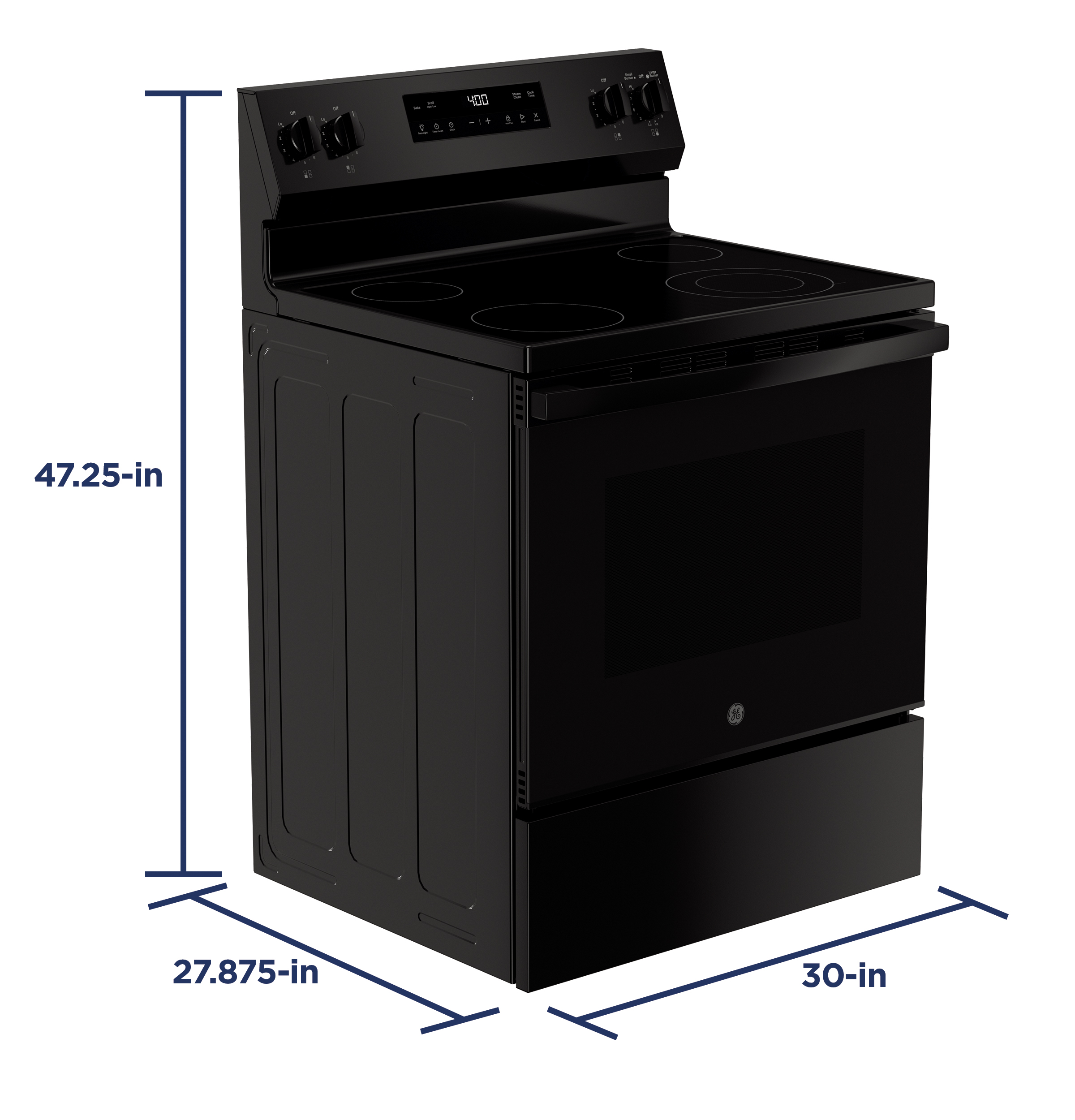 30" Free-Standing Electric Range view 3