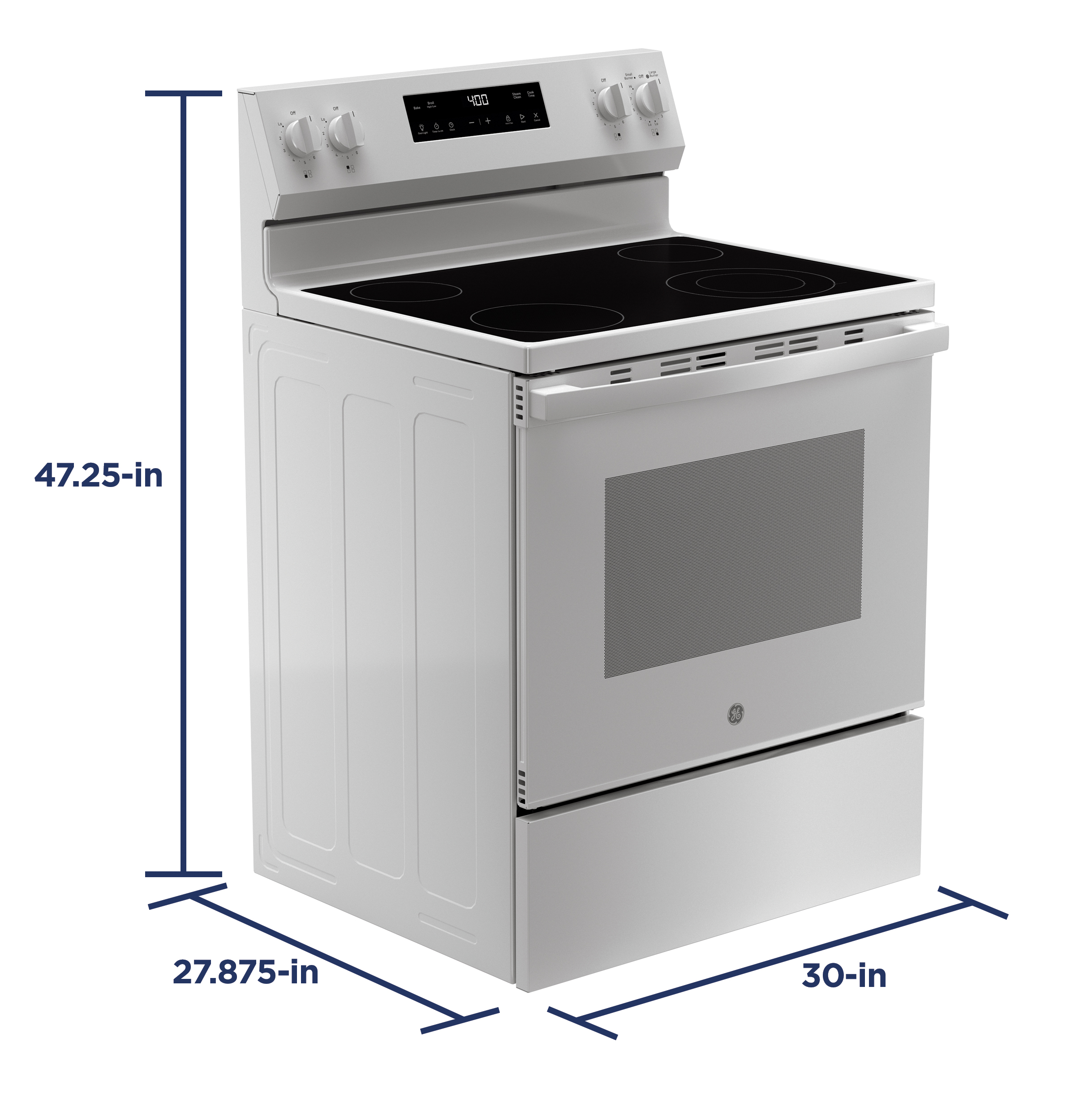 30" Free-Standing Electric Range view 4