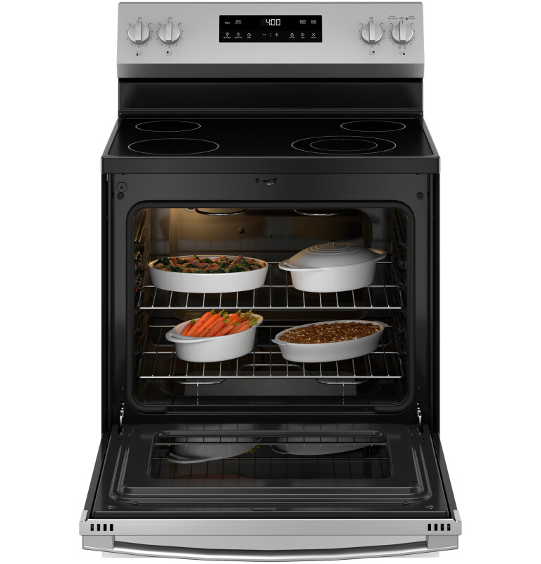 30" Free-Standing Electric Range GRF40HSVSS, product image 3 of 62