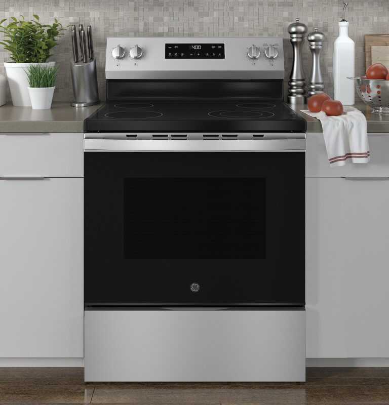 30" Free-Standing Electric Range GRF40HSVSS, product image 5 of 62
