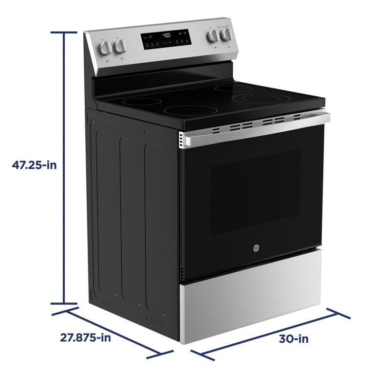 30" Free-Standing Electric Range GRF40HSVSS, product image 14 of 62