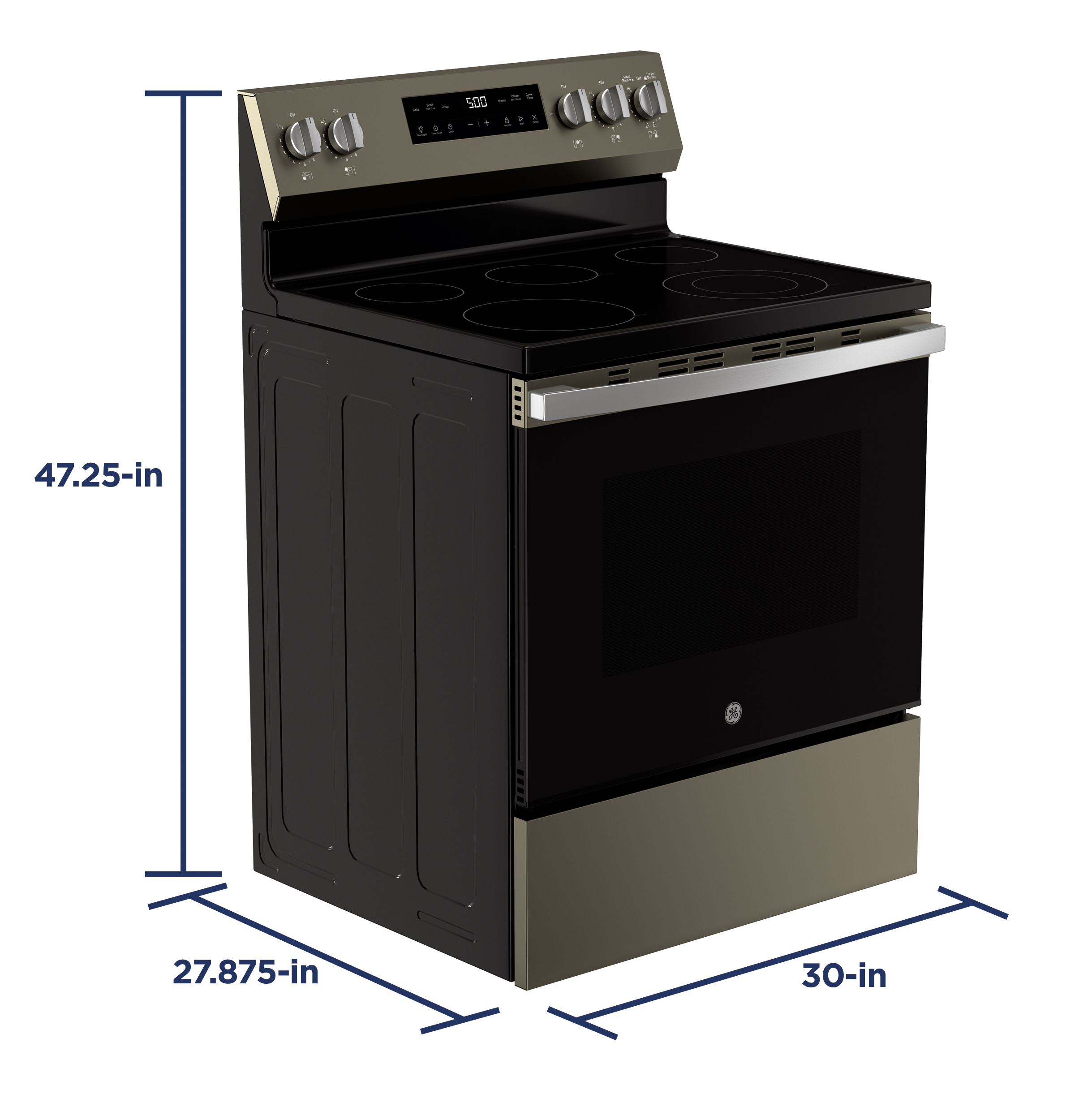 30" Free-Standing Electric Range with Crisp Mode view 4