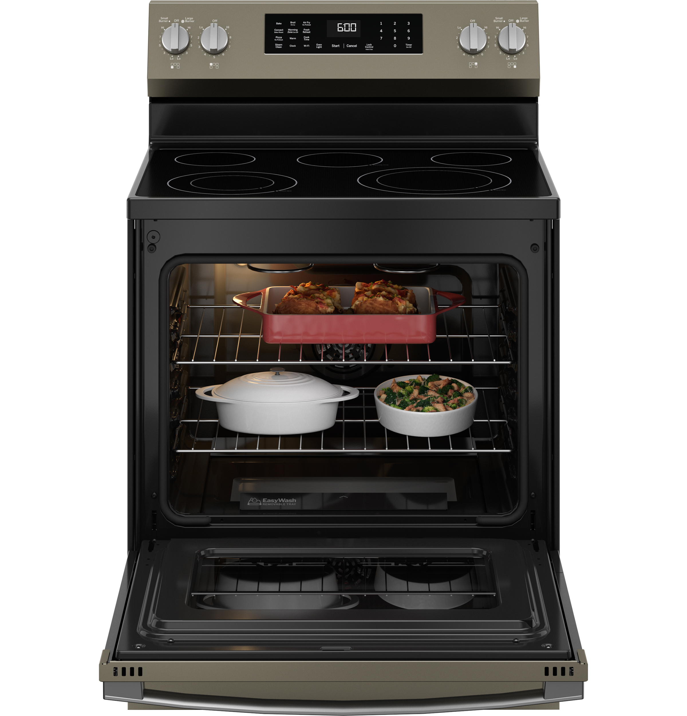 30" Free-Standing Electric Convection Range with No Preheat Air Fry and EasyWash Oven Tray view 22