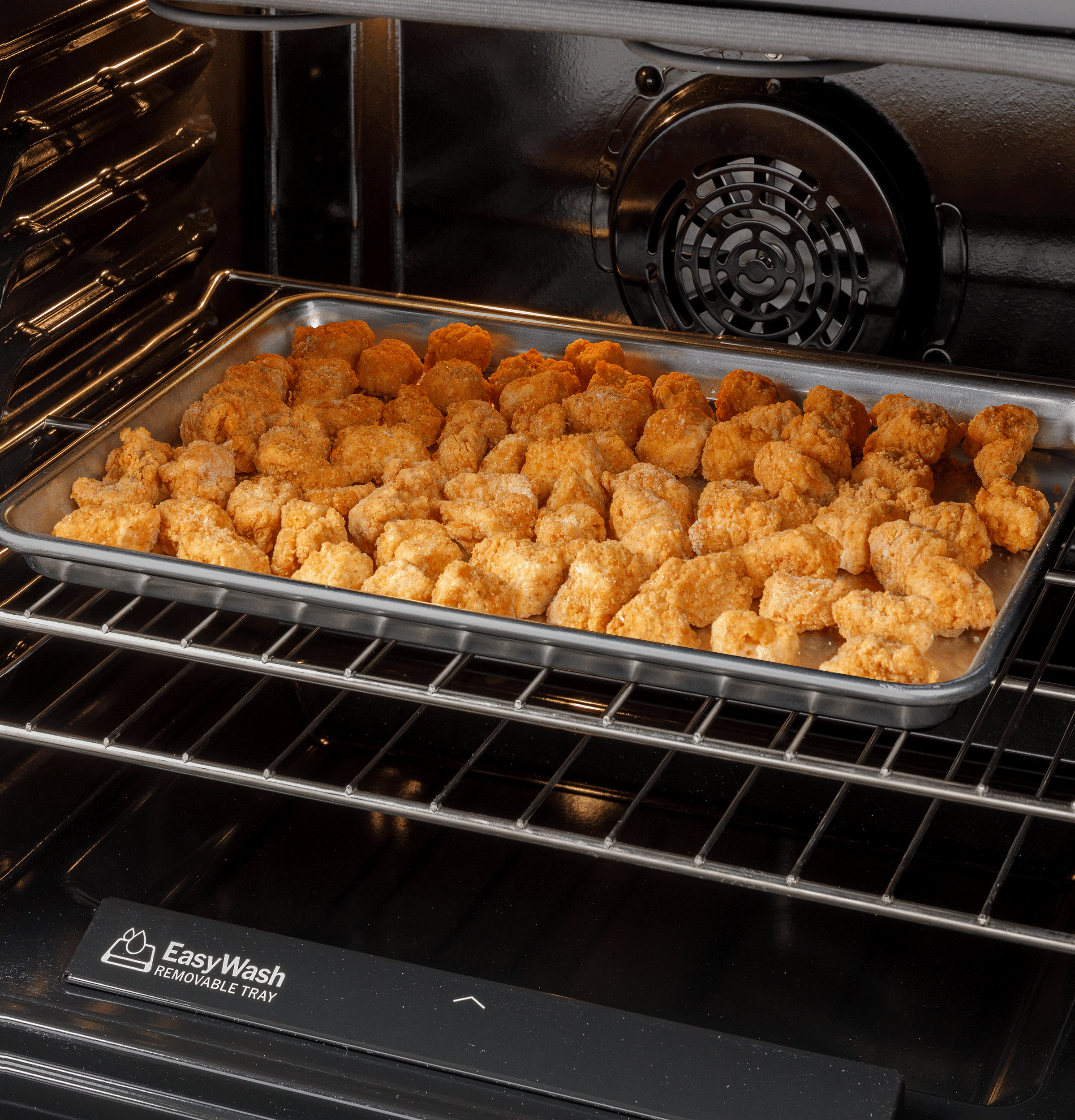 30" Free-Standing Electric Convection Range with No Preheat Air Fry and EasyWash Oven Tray view 2