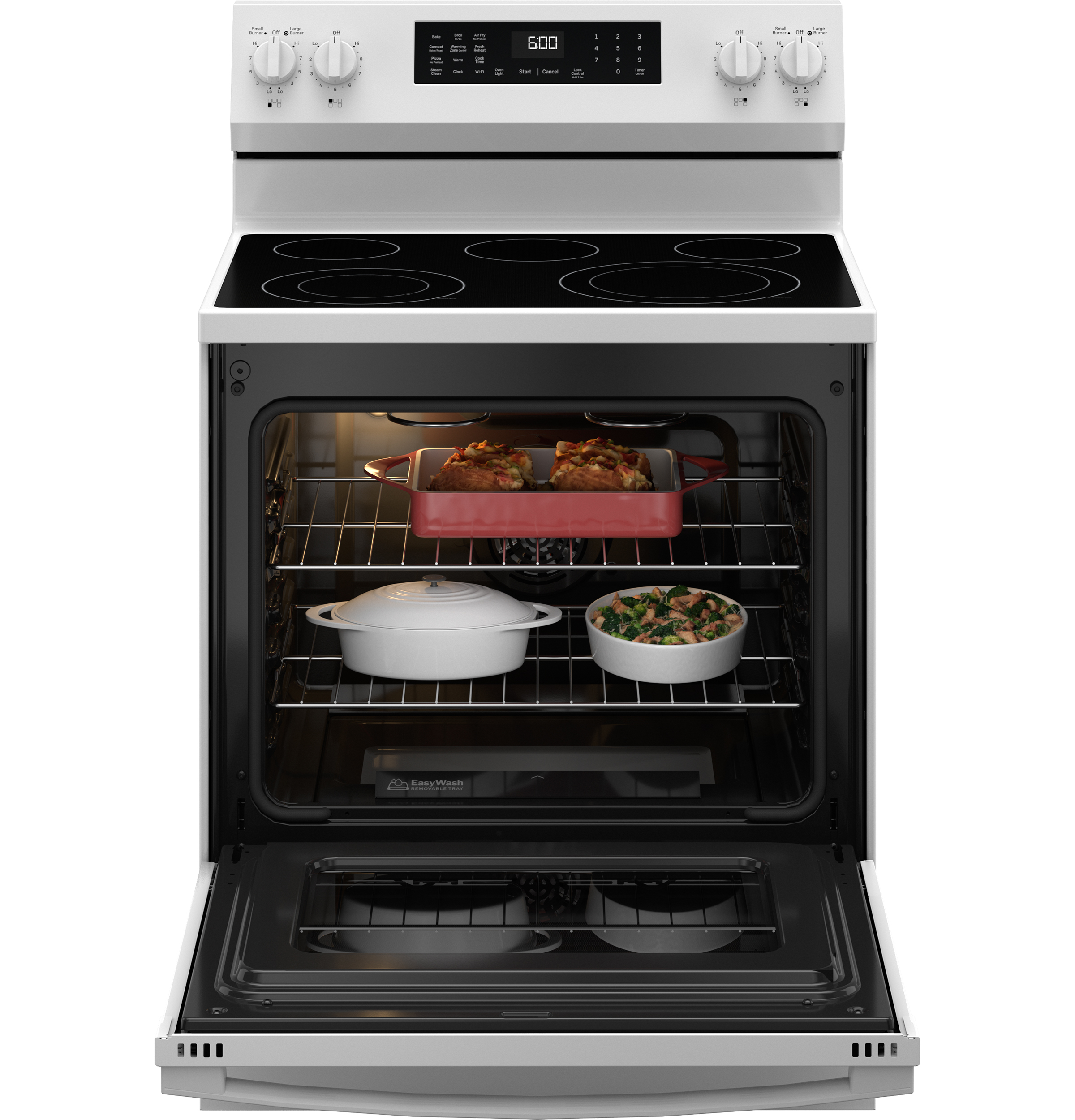 30" Free-Standing Electric Convection Range with No Preheat Air Fry and EasyWash Oven Tray view 22