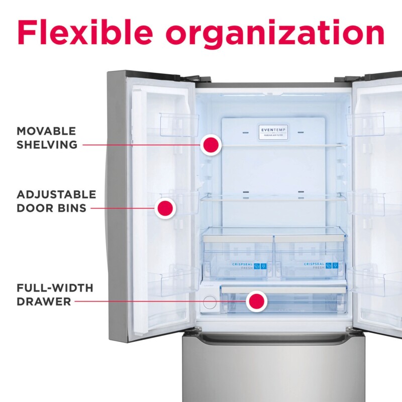 20 Cu. Ft. Standard-Depth French Door Refrigerator view 7