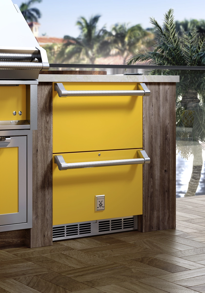 24" Outdoor Refrigerator Drawer and Freezer Drawer GRFR24SS